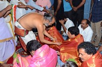 Srinivasa Kalyanam Movie Team Visits Dwaraka Tirumala